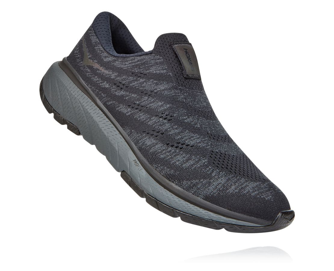 Pantofi De Mers Hoka One One Cavu 3 Slip Barbati - Negrii / Gri Inchis | Romania AZHN38412